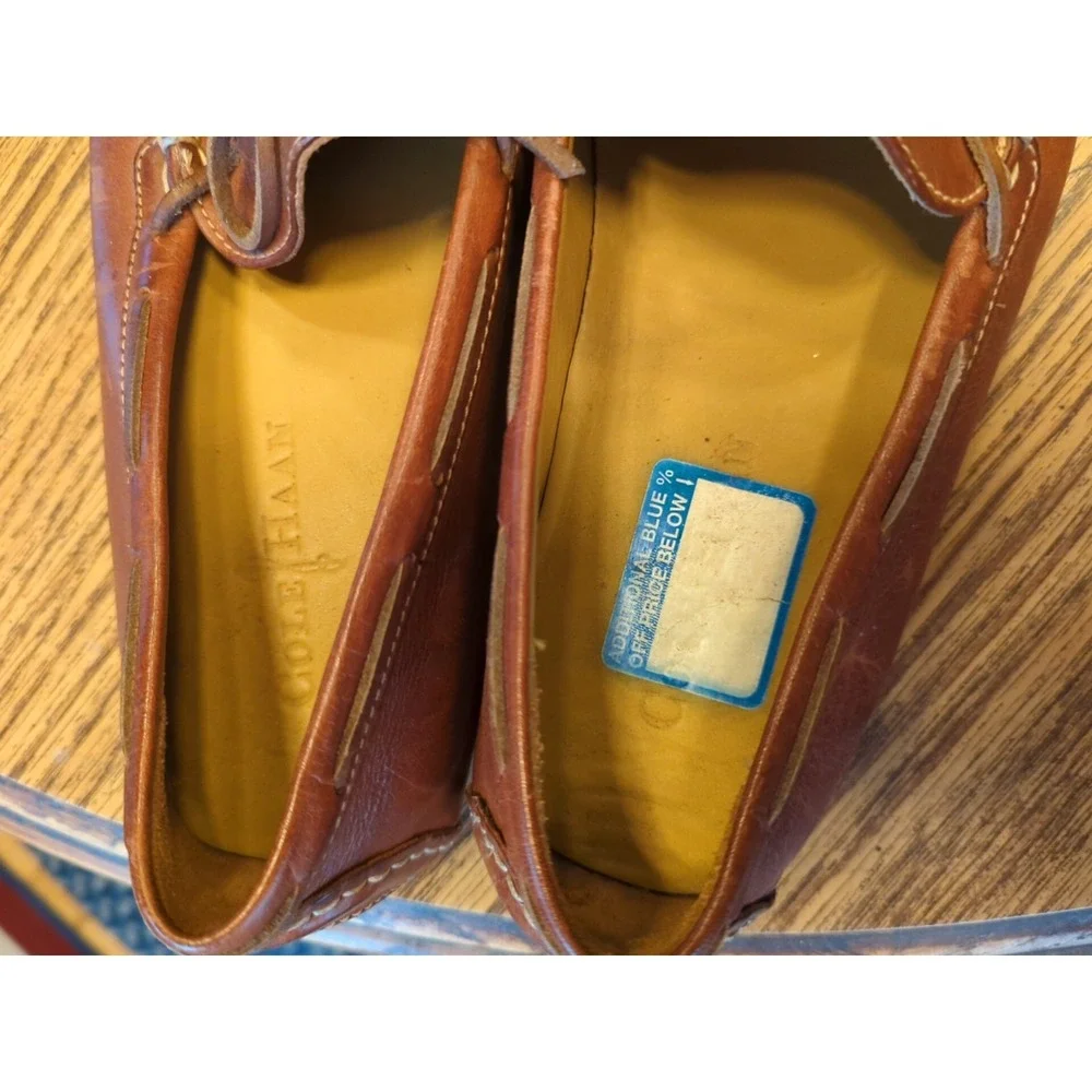 Vintage Cole Haan Driving‎ Loafers Moccasins Men's 8.5 M Brown Leather